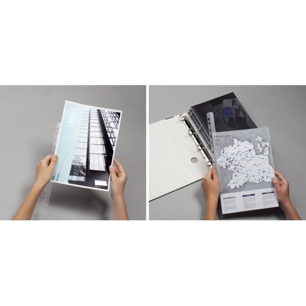 Klemmschiene, DIN A4, Füllhöhe: 6 mm, transparent DURABLE 2904-19 (4005546290218)