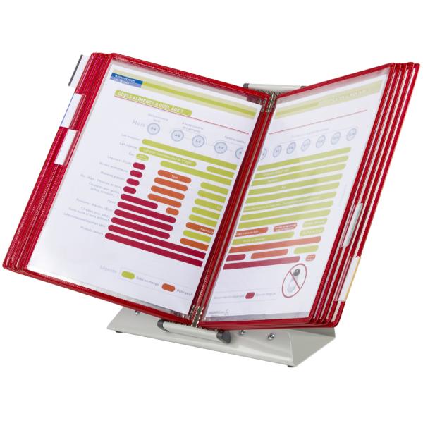 by tarifold Tischständer Metall, inkl. 30 Sichttafeln djois 434309 (3377994343091)