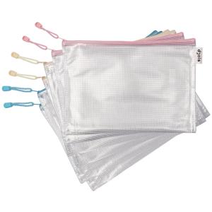 Reißverschlusstasche ZIPPER Pastell, DIN A4, PVC djois 509000 (3377990000905)