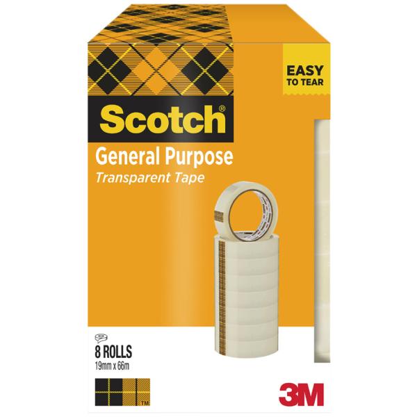 Klebefilm 508, transparent, 19 mm x 66 m Scotch (4001895919909)