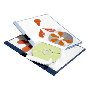 Selbstklebetaschen CD/ DVD FIX, PP, transparent DURABLE 5210-19 (4005546501161)