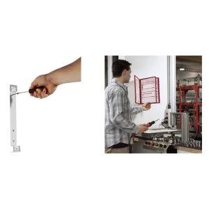 Display-System VARIO wall 5, Komplett-Set DURABLE 5551-07 (4005546506494)