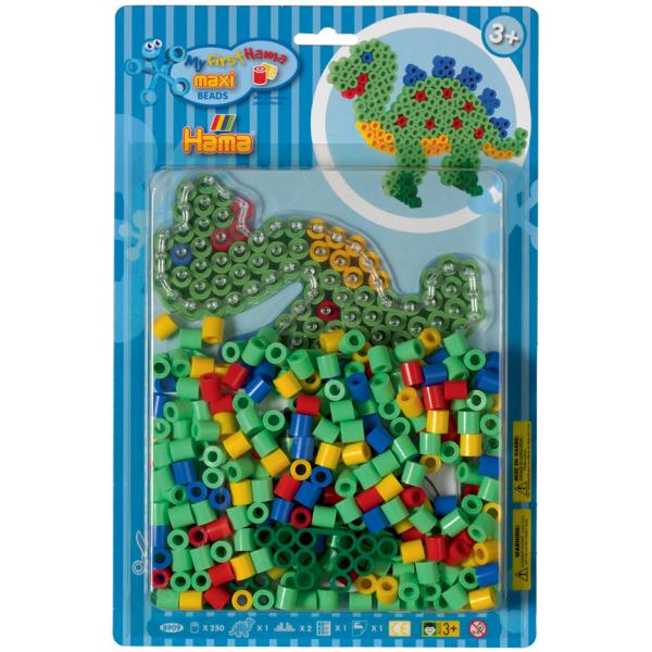 maxi 'Dinosaurier', im Blister Hama Bügelperlen 8909 (0028178890988)