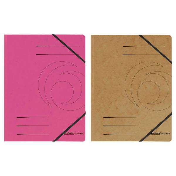 Eckspannermappe easyorga, A4, Karton, grün herlitz 300011493 (4008110972473)