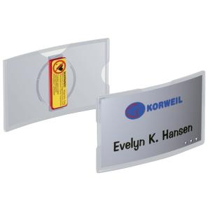 Namensschilder KONVEX, mit Magnet, 75 x 40 mm DURABLE 8123-19 (4005546889290)
