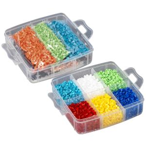 midi 'Aufbewahrungsbox neutral', gefüllt Hama Bügelperlen 6701 (0028178067014)