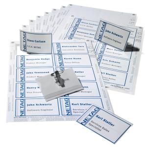 Namensschilder-Set mit Kombiklemme, 90 x 54 mm DURABLE 8182-00 (4005546800226)