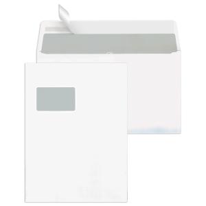 Faltenumschläge mit Haftklebestreifen C4, weiß MAILmedia 30007632 (4003928784232)