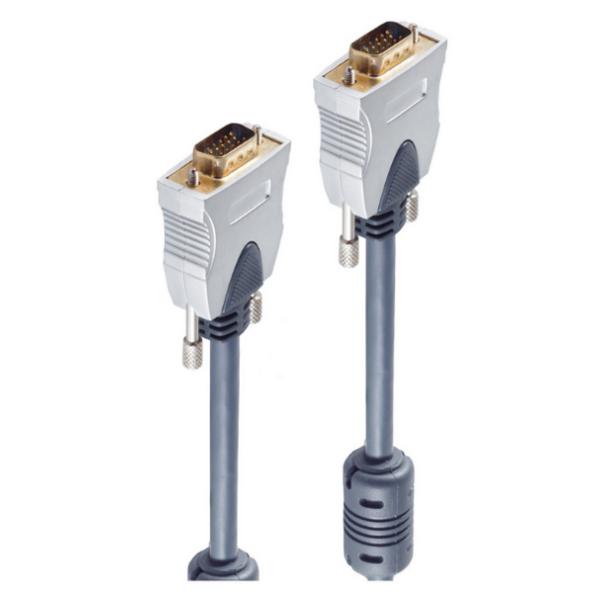 PROFESSIONAL Videokabel, 15 Pol VGA Stecker - shiverpeaks SP78050-20 (4017538073525)