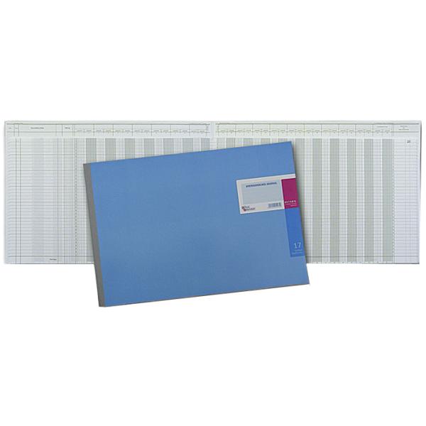 Amerikanisches Journal mit Kopfleiste 530x297 mm 20 Konten (12 16) 48 Blatt König & Ebhardt 86-17701 (4014149156401)