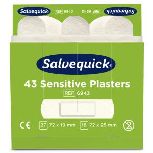 Pflaster-Strips sensible 6x 43 Stück weiß SALVEQUICK 6943 (7310610069438)