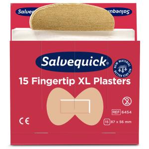 Fingerkuppen-Pflaster XL 6x 15 Stück elastisch Salvequick 6454 (7310610064549)