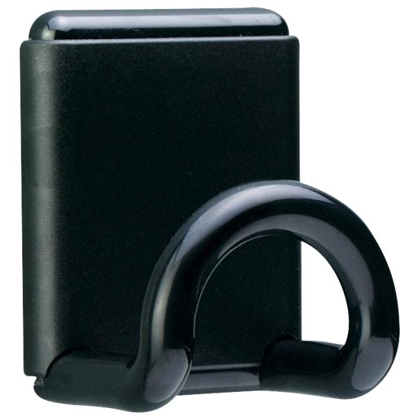 Kleiderhaken FIL mit Magnetbefestigung schwarz UNILUX 100340762 (3595560004430)