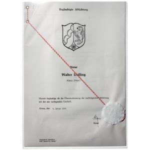 Ausweishülle, aus PP, DIN A7, transparent DURABLE 2134-19 (4005546216683)