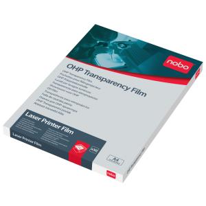 Laserdrucker-Folie, DIN A4, glasklar, PP, 120 my nobo 33633740 (5016812337406)