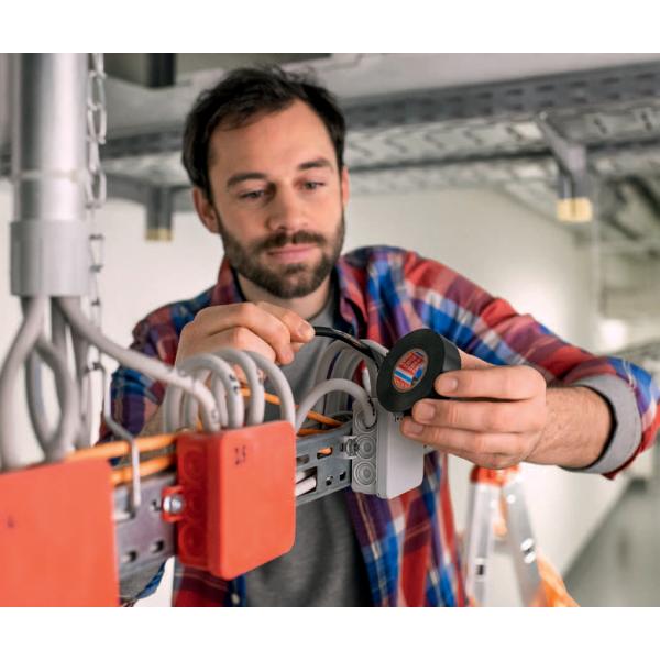 Isolierband ISO TAPE, 15 mm x 10 m, rot tesa 56192-00013-22 (4042448152978)