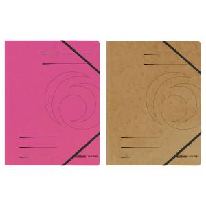 Eckspannermappe easyorga, A4, Karton, fuchsia herlitz 300003064 (4008110414775)