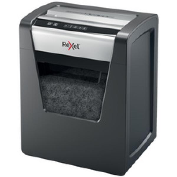 Rexel Momentum X415 Aktenvernichter Mit Partikelschnitt P-4, 4 X 40 Mm, Bis 15 Blatt, Schwarz 2104576EU (5028252523486)