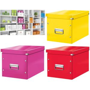 Ablagebox Click & Store WOW Cube L, eisblau LEITZ 6108-00-51 (4002432117178)