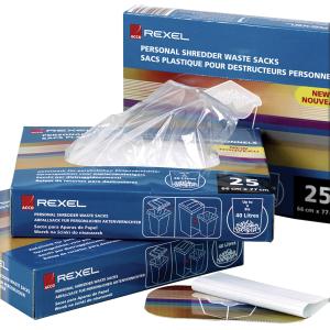 Auffangbeutel 20 Stück transparent REXEL 2020175B (5028252615969)