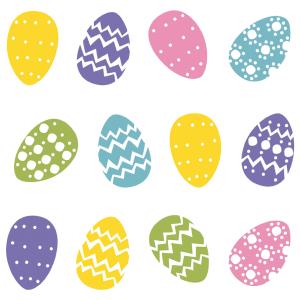 Oster-Motivservietten 'Coloured Eggs' PAPSTAR 87370 (4002911466827)
