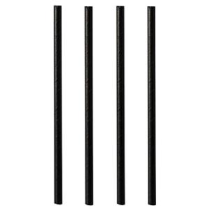 Papier-Trinkhalm 'pure', 150 mm, schwarz PAPSTAR 87510 (4002911875100)