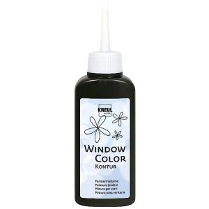 Window Color Konturenfarbe, farblos, 80 ml KREUL 42776 (4000798427764)