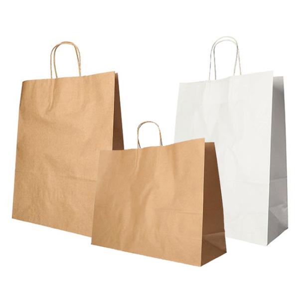 Papier-Tragetasche, 350 x 260 x 120 mm, braun PAPSTAR 88410 (4002911884102)