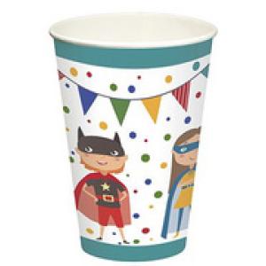 Papp-Trinkbecher 'Superhero', 0, 2 l PAPSTAR 88650 (4002911437599)