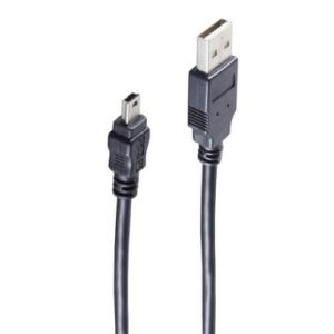 BASIC-S USB 2.0 Mini Kabel, USB-A - 5 Pol USB-B shiverpeaks BS77162 (4017538028402)