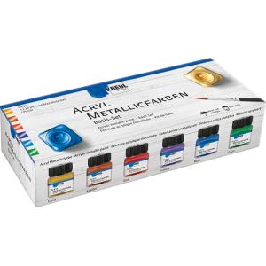 Acryl-Metallicfarbe, Basis-Set KREUL 77600 (4000798776008)