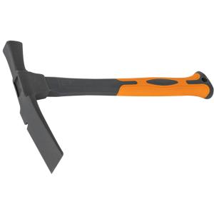 Maurerhammer, 600 g, anthrazit/ orange, Länge: 335 mm Bradas DIY-HF4060 (5907544455158)