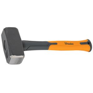 Fäustel, 1.000 g, anthrazit/ orange, Länge: 280 mm Bradas DIY-HF5100 (5907544454922)