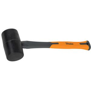 Gummihammer, 450 g, anthrazit/ orange, Länge: 340 mm Bradas DIY-HF6045 (5907544455134)