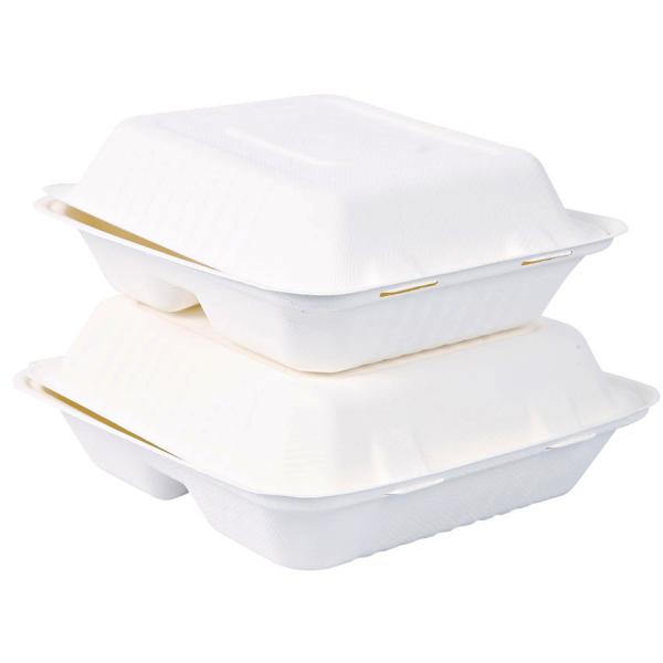 Zuckerrohr-Lunchbox, mit Deckel, innen 3-geteilt NATURE Star 41223 (4015544412239)