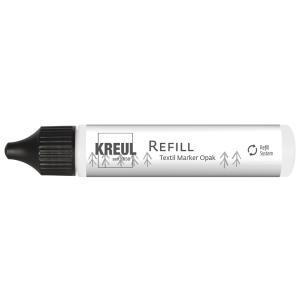 Refill für Textilmarker OPAK, 25 ml, weiß KREUL 92791 (4000798125783)