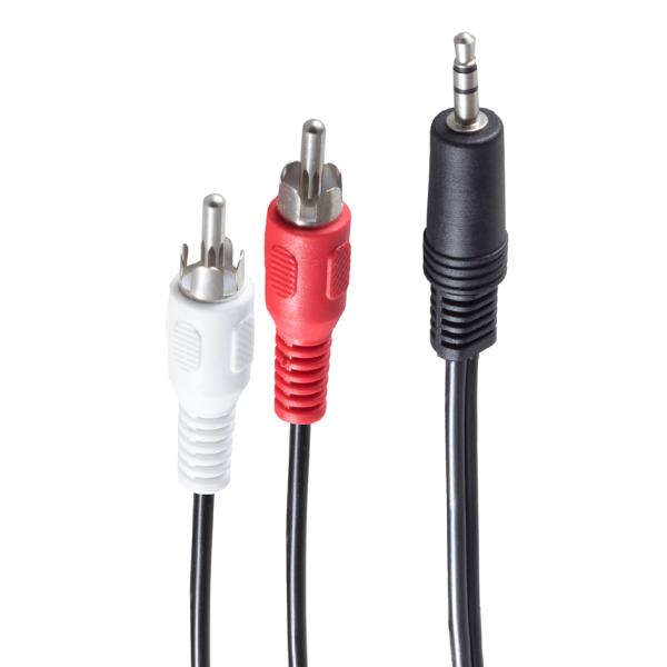 BASIC-S Audiokabel, 2 x Cinchstecker - shiverpeaks BS30832 (4017538029768)
