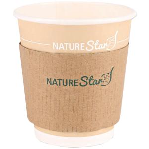 Bechermanschette, aus Pappe, für 300 & 400 ml NATURE Star 40229 (4015544402292)