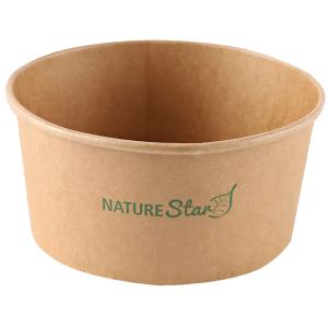 Salatschalen Caesar, rund, 1.000 ml, braun NATURE Star 417100 (4015544722031)