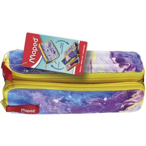 Doppel-Schlamper-Etui XXL FANCY 'ROSA MARMOR' Maped 932803 (3154149328031)