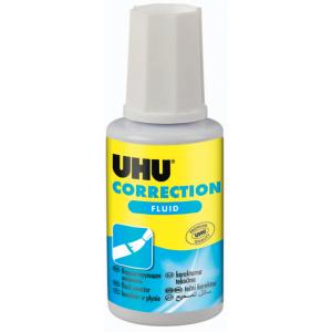 Korrekturflüssigkeit Correction Fluid, weiß, 20 ml UHU 50450 (4026700504507)