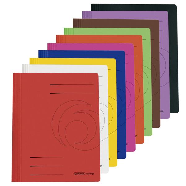 Schnellhefter easyorga, DIN A4, Manilakarton, schwarz herlitz 300003045 (4008110409405)