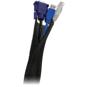 Kabelbündler, Gewebeschlauch, grau, 1, 80 m LogiLink KAB0007 (4260113574393)