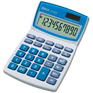 Tischrechner 210X, 10-stelliges LCD-Display ibico IB410079 (0013465410079)