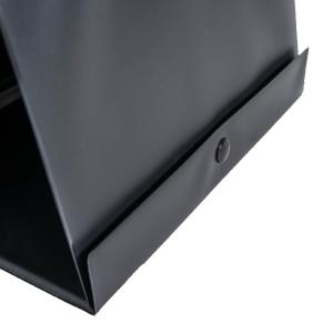 Tisch-Flipchart, A5 quer, schwarz, inkl. 10 Hüllen rillstab RI93155 (8712794931553)