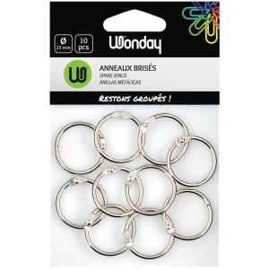 Verbindungsringe, Durchmesser: 30 mm, aus Metall Wonday FFI020472 (3701254707284)