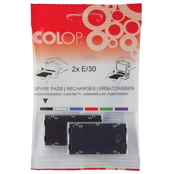 Ersatzstempelkissen E/ 12/ 2, blau/ rot, Doppelpack COLOP 107147 (9004362383840)