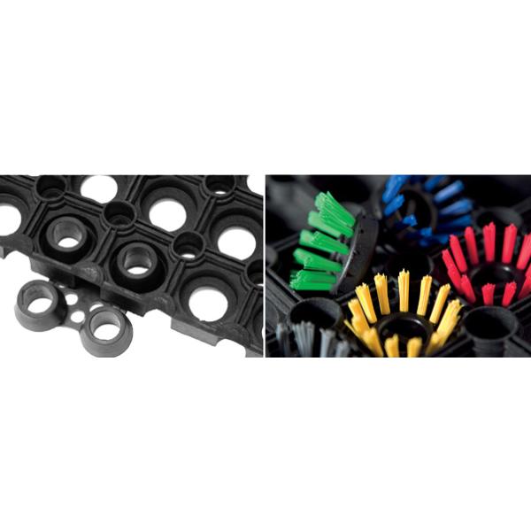 Ringgummimatte EAZYCARE SCRUB, (B)400 x (L)600 mm miltex 31200 (4260061893034)