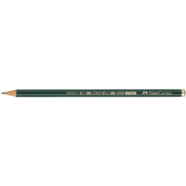 FABER-CASTELL Steno Bleistift CASTELL 9008, Härtegrad: 2B Faber-Castell 119802 (4005401198024)