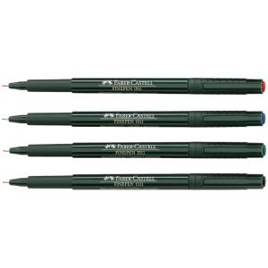 FABER-CASTELL Tintenfeinschreiber FINEPEN 1511, rot Faber-Castell 151121 (4005401511212)